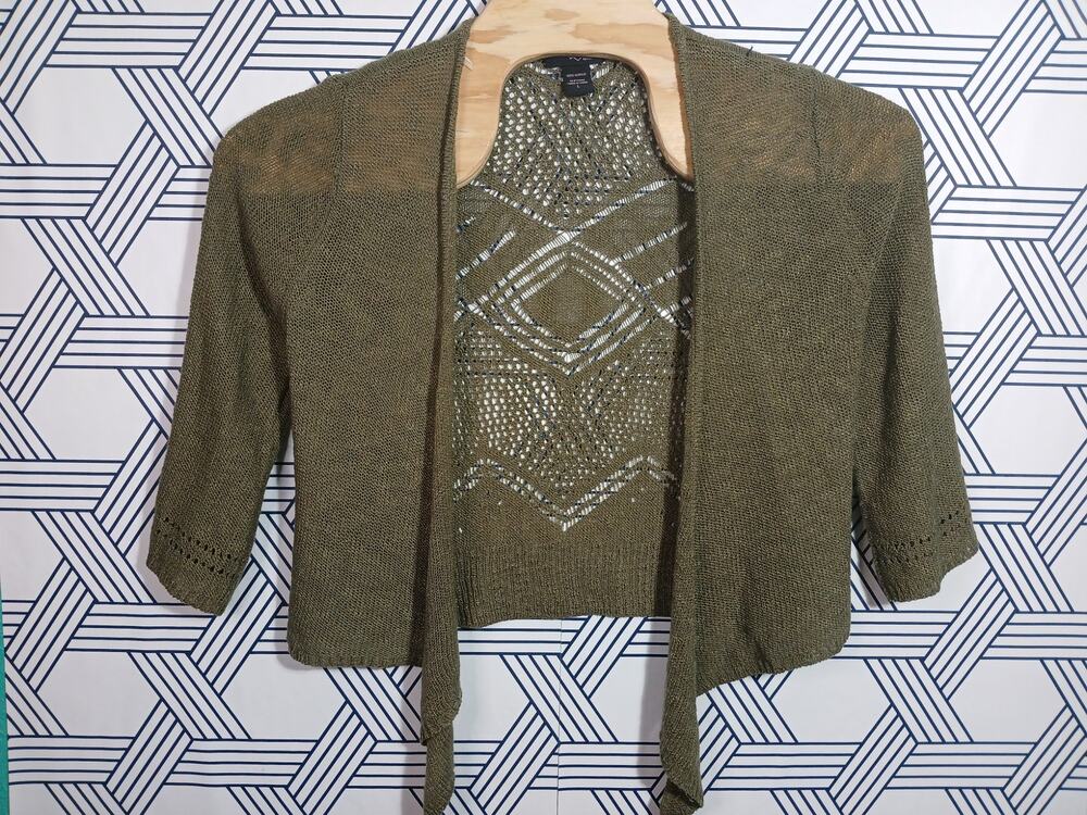 Hooked Up Crochet Tie Front Cardigan | Y2K Boho Festival
